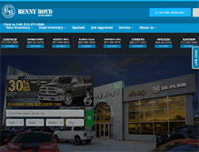 Tablet Screenshot of bennyboyd.com